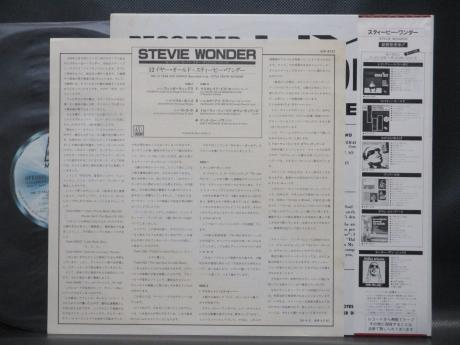 Little Stevie Wonder 12 Year Old Genius Recorded Live Japan Rare LP OBI