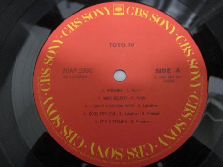 TOTO Toto IV Japan Orig. LP OBI INSERT