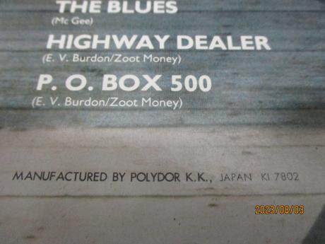 Animals Eric Burdon Survivor Japan Orig. PROMO LP OBI WHITE LABEL