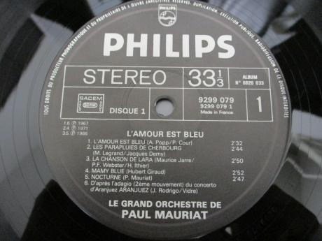 Le Grand Orchestre De Paul Mauriat L’Amour Est Bleu Japan LTD 2LP OBI
