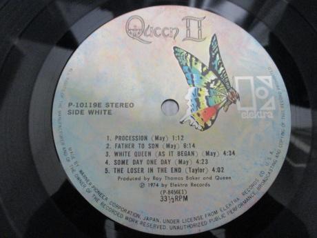Queen II 2nd Black & White Japan Rare LP OBI