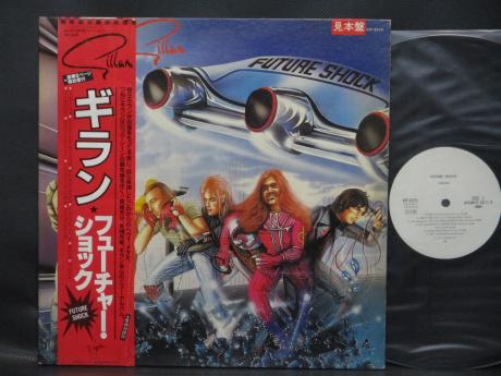 Gillan Future Shock Japan Orig. PROMO LP OBI WHITE LABEL