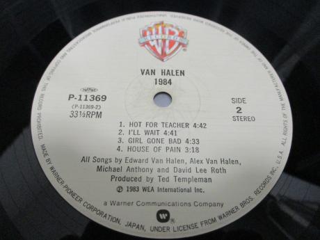 Van Halen 1984 Japan Orig. LP OBI