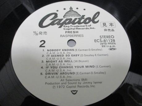Eric Carmen Raspberries Fresh Japan PROMO LP OBI WHITE LABEL