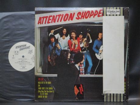 Starz Attention Shoppers ! Japan Orig. PROMO LP OBI WHITE LABEL