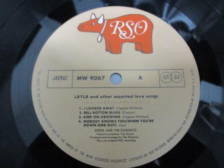 Derek and Dominos Layla Japan Rare 2LP PINK OBI