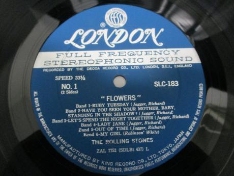 Rolling Stones Flowers Japan Orig. LP G/F DIF COVER