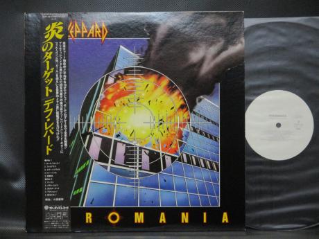 Def Leppard Pyromania Japan Orig. PROMO LP OBI WHITE LABEL