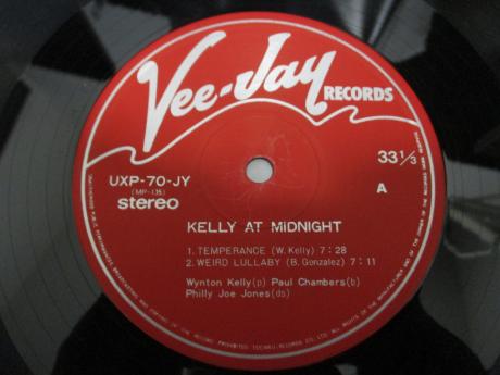 Wynton Kelly At Midnite Japan Rare LP BROWN OBI
