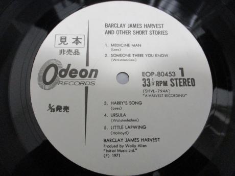 Barclay James Harvest And Other Short Stories Japan Orig. PROMO LP OBI WHITE LABEL