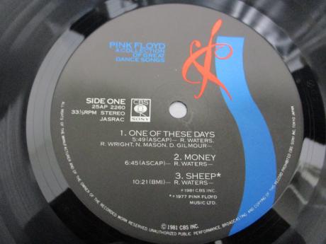 Pink Floyd A Collection of Great Dance Songs Japan Orig. LP CAP OBI