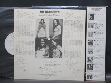 Runaways Waitin For the Night Japan Orig. PROMO LP OBI WHITE LABEL