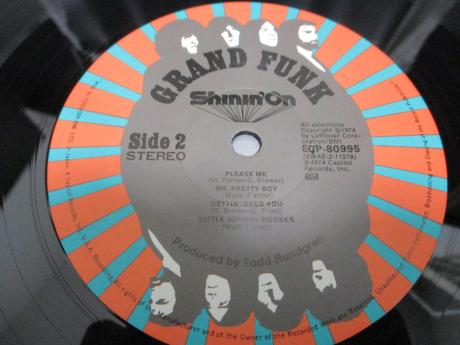 Grand Funk Railroad Shinin’ On Japan Orig. LP OBI 3D GLASSES