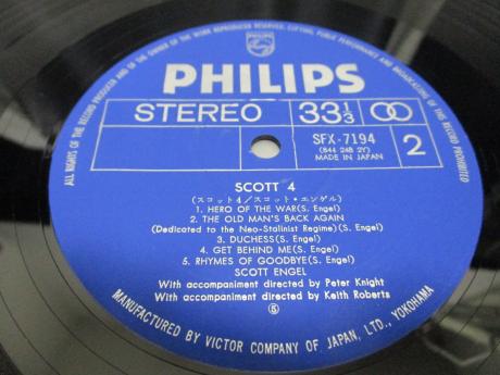 Scott Walker Scott Engel 4 Japan Orig. LP OBI G/F