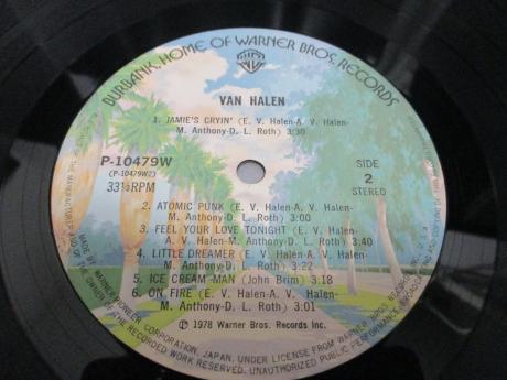 Van Halen 1st Same Title Japan Orig. LP OBI