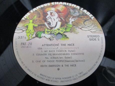 Keith Emerson The Nice Attention ! Japan ONLY LTD LP OBI