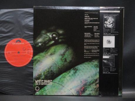 Whitesnake Live At Hammersmith Japan ONLY LP OBI RARE STICKER