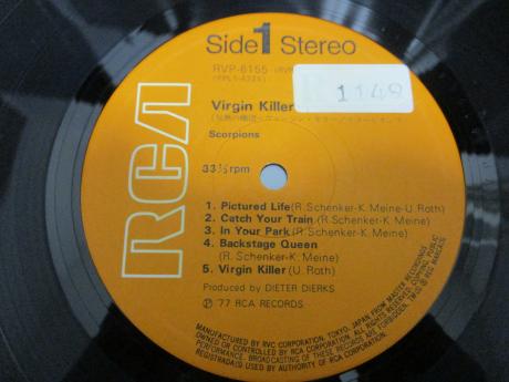 Scorpions Virgin Killer Japan Orig. LP OBI RARE COVER