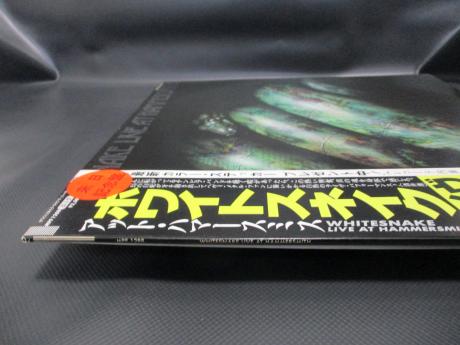 Whitesnake Live At Hammersmith Japan ONLY LP OBI RARE STICKER