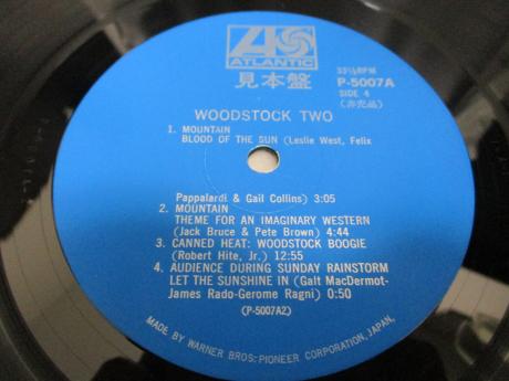Jimi Hendrix V. A. Woodstock Two Japan Orig. PROMO 2LP BLUE LABELS