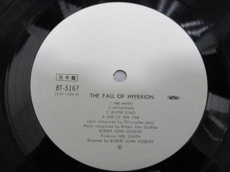 The Enid Robert John Godfrey Fall Of Hyperion Japan Orig. PROMO LP OBI WHITE LABEL