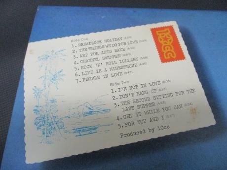 10cc Tropical & Love Japan ONLY LP OBI INSERT
