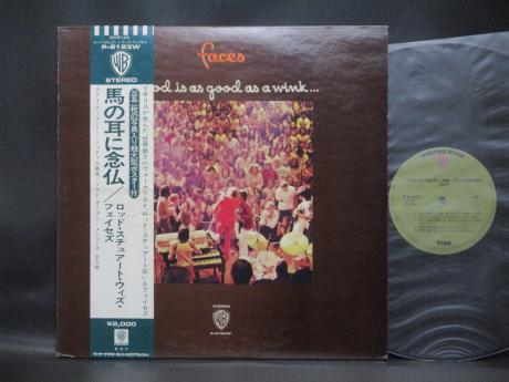 Rod Stewart Faces A Nod is As Good As a Wink Japan Orig. LP OBI