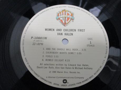 Van Halen Women and Children First Japan Orig. LP OBI RARE POSTER