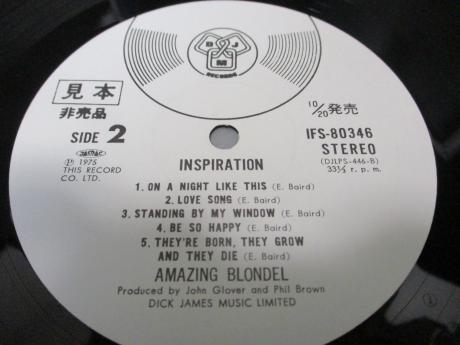 Amazing Blondel Inspiration Japan Orig. PROMO LP OBI WHITE LABEL