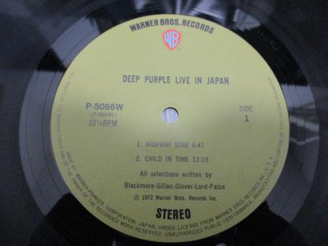 Deep Purple Live in Japan Japan Orig. 2LP OBI NEGATIVE