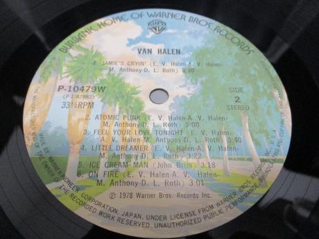 Van Halen 1st Same Title Japan Orig. LP OBI INSERT