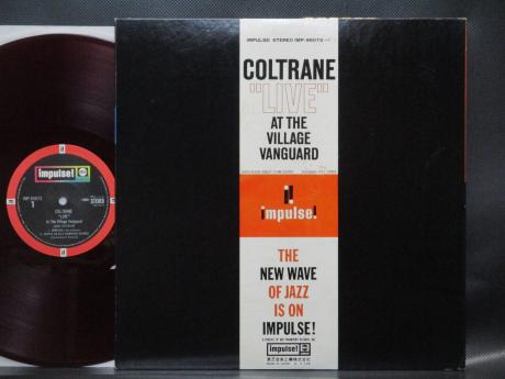John Coltrane Live At The Village Vanguard Japan Rare LP OBI RED WAX
