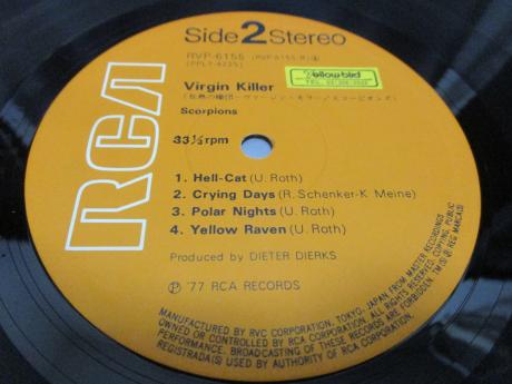 Scorpions Virgin Killer Japan Orig. LP OBI RARE COVER