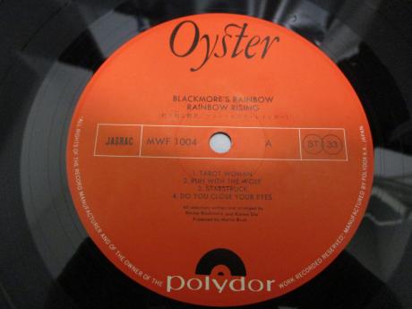 Blackmore’s Rainbow Rainbow Rising Japan Early Press LP OBI