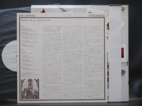 Def Leppard Pyromania Japan Orig. PROMO LP OBI WHITE LABEL