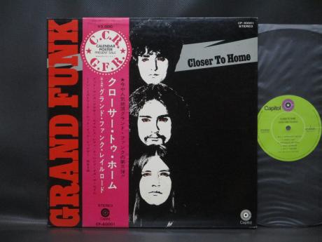 Grand Funk Railroad Closer to Home Japan Orig. LP OBI