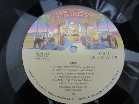 Kiss Alive II Japan Orig. 2LP OBI TATTOO SHEET
