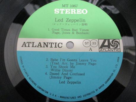 Led Zeppelin 1st Album Japan Early Press LP G/F MEMBER COVER