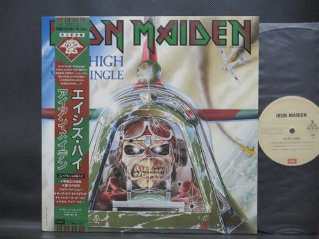 Iron Maiden Aces High Japan Orig. 5 Track 12” OBI INSERT