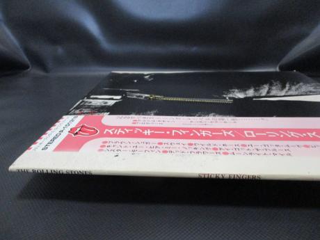 Rolling Stones Sticky Fingers Japan Early Press LP PINK OBI ZIPPER COVER