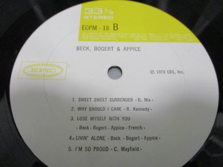 Jeff Beck Bogert & Appice Same Title Japan Orig. LP