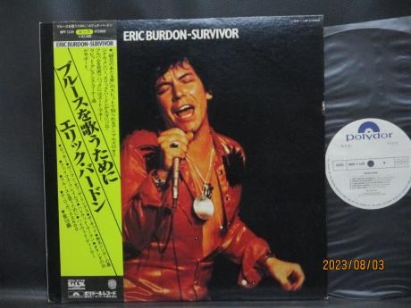 Animals Eric Burdon Survivor Japan Orig. PROMO LP OBI WHITE LABEL