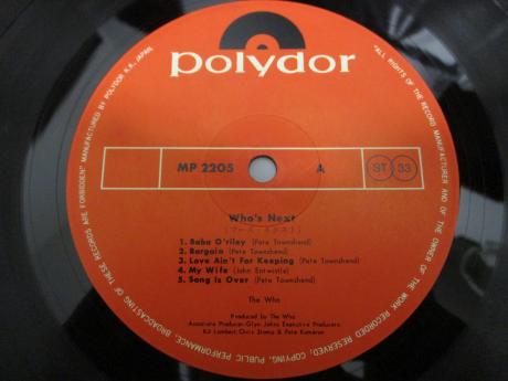 Who Who's Next Japan Orig. LP G/F
