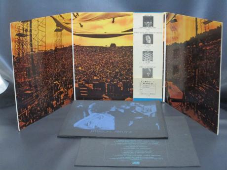 Jimi Hendrix Jeffer Airplane VA Woodstock OST Japan Orig. 3LP OBI COMPLETE