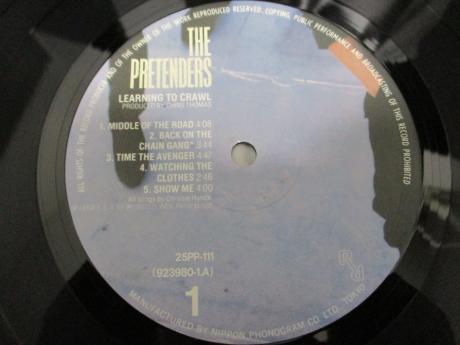 Pretenders Learning To Crawl Japan Orig. LP OBI
