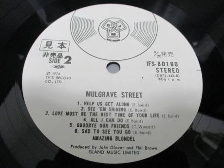 Amazing Blondel Mulgrave Street Japan Orig. PROMO LP OBI WHITE LABEL