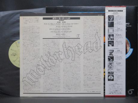 Motorhead Bomber Japan Rare LP RED OBI INSERT