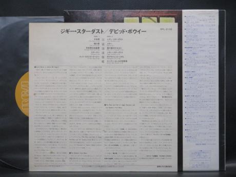 David Bowie Rise and Fall of Ziggy Stardust and the Spiders From Mars Japan Rare LP WHITE OBI