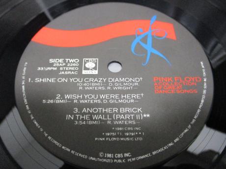 Pink Floyd A Collection of Great Dance Songs Japan Orig. LP CAP OBI