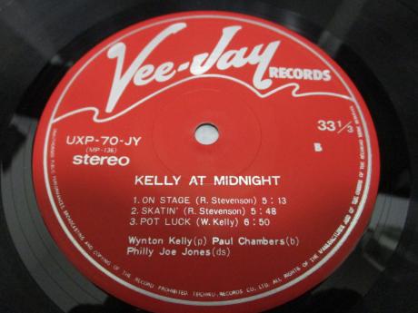 Wynton Kelly At Midnite Japan Rare LP BROWN OBI